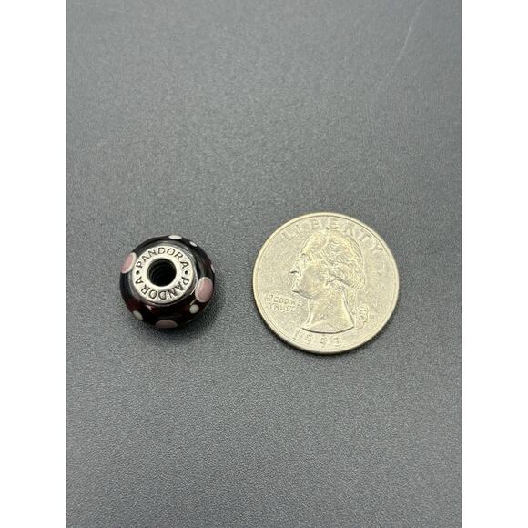 Pandora Sterling Silver Deep Purple Bubbles Charm 925 W18 - Picture 5 of 7